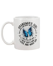 Load image into Gallery viewer, Blue Butterfly Gift For Angel Grandma Your Wings Were Ready Mug

