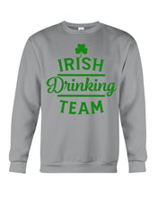 Load image into Gallery viewer, Irsih Drinking Team Green Shamrock St Patrick's Day Sweatshirt
