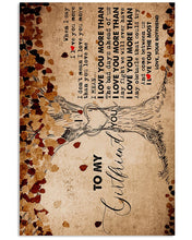 Load image into Gallery viewer, Gift For Girlfriend I Love You More Than The Bad Days Ahead Of Us Vertical Poster
