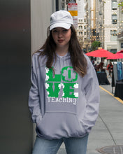 Load image into Gallery viewer, Teaching Love Clover St Patrick's Day Gift Hoodie
