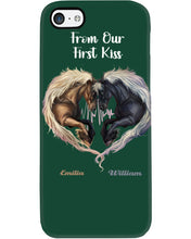 Load image into Gallery viewer, Horses From Our First Kiss Custom Name Gift For Girlfriend Phone case
