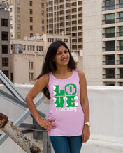 Load image into Gallery viewer, Teaching Love Clover St Patrick's Day Gift Ladies Flowy Tank
