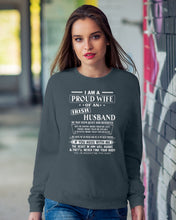 Load image into Gallery viewer, I Am A Proud Wife Of An Irish Husband Gift For Family Sweatshirt
