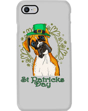Load image into Gallery viewer, Boxer With Top Hat Pattern St Patrick's Day Gift For Dog Lovers Phone case

