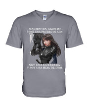 Load image into Gallery viewer, Nacido En Agosto Tome Una Pruera De Ad Birthday Gift Guys V-Neck
