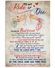 Load image into Gallery viewer, Thank So Much For Everything Meaningful Gift For My Ride Or Die Vertical Poster

