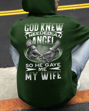 Load image into Gallery viewer, God Knew I Needed An Angel Gift For Husband Hoodie
