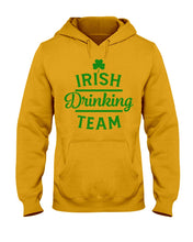 Load image into Gallery viewer, Irsih Drinking Team Green Shamrock St Patrick's Day Hoodie
