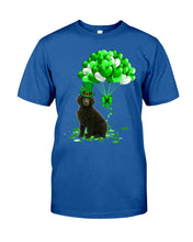 Load image into Gallery viewer, Standard Poodle Patrick Balloons St. Patrick's Day Color Changing Mug Guys Tee
