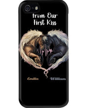 Load image into Gallery viewer, Horses From Our First Kiss Custom Name Gift For Girlfriend Phone case
