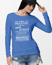 Load image into Gallery viewer, I Am A Proud Wife Of An Irish Husband Gift For Family Unisex Long Sleeve
