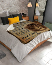 Load image into Gallery viewer, Remember Whose Son You Are Mom Gift For Son Sherpa Blanket
