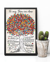 Load image into Gallery viewer, Colorful Tree The Love Of Her Life Mom Gift For Son Vertical Poster
