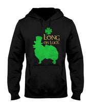 Load image into Gallery viewer, Pomeranian Long On Luck Green St. Patrick's Day Printed Mug Hoodie
