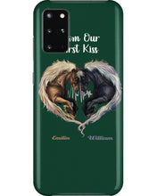 Load image into Gallery viewer, Horses From Our First Kiss Custom Name Gift For Girlfriend Phone case
