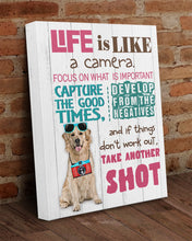 Load image into Gallery viewer, Labrador Life Is A Camera Gift For Dog Lovers Matte Canvas
