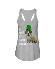 Load image into Gallery viewer, Beabull Irish Today Green St. Patrick's Day Printed Mug Ladies Flowy Tank
