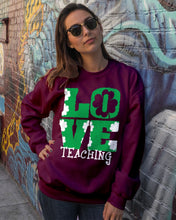 Load image into Gallery viewer, Teaching Love Clover St Patrick's Day Gift Sweatshirt
