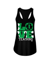 Load image into Gallery viewer, Teaching Love Clover St Patrick's Day Gift Ladies Flowy Tank
