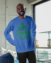Load image into Gallery viewer, Irsih Drinking Team Green Shamrock St Patrick's Day Sweatshirt
