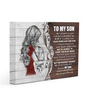 Load image into Gallery viewer, I Closed My Eyes Mom Gift For Son A Hug Matte Canvas

