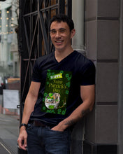 Load image into Gallery viewer, Weimaraner And Baby Yoda Shamrock St. Patrick's Day Color Changing Mug Guys V-Neck
