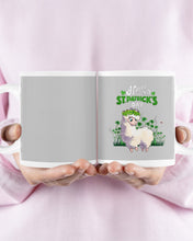 Load image into Gallery viewer, Lovely Llama Clover Garden Happy St Patrick's Day Gift For Llama Lovers Mug
