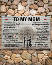 Load image into Gallery viewer, Daughter Gift For Mom When I Was Feeling Low Horizontal Poster
