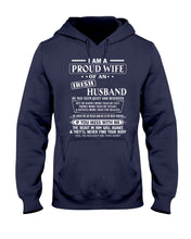 Load image into Gallery viewer, I Am A Proud Wife Of An Irish Husband Gift For Family Hoodie
