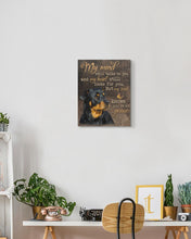 Load image into Gallery viewer, Rottweiler My Mind Still Talks To You Gift For Dog Lovers Matte Canvas
