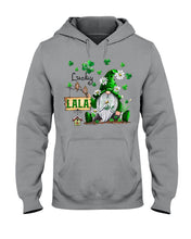 Load image into Gallery viewer, Leprechaun Gnome One Lucky Lala Clover St Patrick's Day Gift Hoodie

