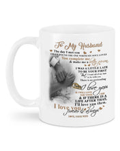 Load image into Gallery viewer, Wedding Rings The Day I Met You Gift For Husband Mug
