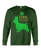 Load image into Gallery viewer, Welsh Springer Spaniel Long On Luck Green St. Patrick's Day Printed Mug Sweatshirt
