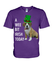 Load image into Gallery viewer, Beabull Irish Today Green St. Patrick's Day Printed Mug Guys V-Neck
