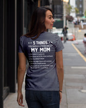 Load image into Gallery viewer, Five Things You Should Know About Mom Ladies Tee
