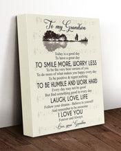 Load image into Gallery viewer, Be Humble And Work Hard Grandma Gift For Grandson Matte Canvas
