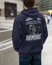 Load image into Gallery viewer, Amazing Gift For Husband She Love Me So Much Skull Hoodie
