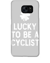 Load image into Gallery viewer, Lucky To Be A Biker Pilot Clover St Patrick's Day Gift Phone case
