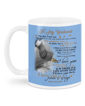 Load image into Gallery viewer, Wedding Rings The Day I Met You Gift For Husband Mug
