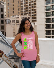 Load image into Gallery viewer, Lovely Clover Smiling I Teach The Cutest Clovers In The Patch St Patrick's Day Gift Ladies Flowy Tank
