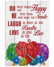 Load image into Gallery viewer, Crocheting Love As Long As You Live Meaningful Gift Vertical Poster
