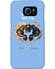 Load image into Gallery viewer, Horses From Our First Kiss Custom Name Gift For Girlfriend Phone case
