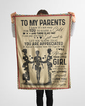 Load image into Gallery viewer, Daughter Gift For Parents You Are Appreciated Fleece Blanket
