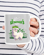 Load image into Gallery viewer, Lovely Llama Clover Garden Happy St Patrick's Day Gift For Llama Lovers Mug
