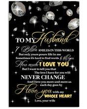Load image into Gallery viewer, Diamond Pattern The Love I Have For You Gift For Husband Vertical Poster
