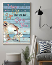 Load image into Gallery viewer, Lions Gift For Son Life Gave Me The Gift Of You Vertical Poster
