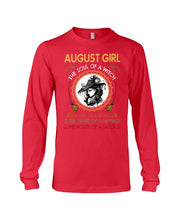 Load image into Gallery viewer, Birthday Gift For August Girl The Soul Of A Witch Unisex Long Sleeve
