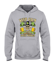 Load image into Gallery viewer, Keep Calm Social Worker Shamrock St. Patrick's Day Printed Mug Hoodie
