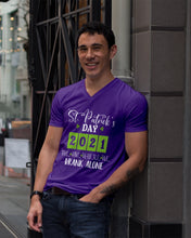Load image into Gallery viewer, The One Where We Drank Alone St Patrick's Day Gift Guys V-Neck
