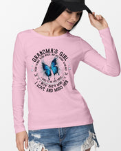 Load image into Gallery viewer, Blue Butterfly Gift For Angel Grandma Your Wings Were Ready Unisex Long Sleeve
